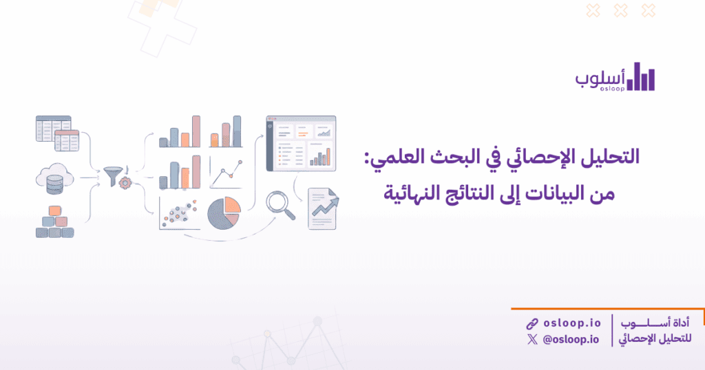 التحليل الإحصائي في البحث العلمي: من البيانات إلى النتائج النهائية