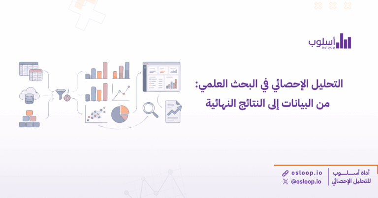 التحليل الإحصائي في البحث العلمي: من البيانات إلى النتائج النهائية